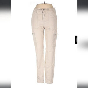 Banana Republic High Rise Cargo Utility Skinny Jean Taupe Cream 29 Petite